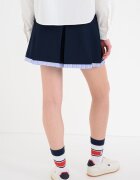 Tommy Jeans Къса пола с миди талия и панели Кралско Синьо