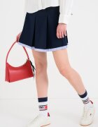 Tommy Jeans Къса пола с миди талия и панели Кралско Синьо