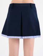 Tommy Jeans Къса пола с миди талия и панели Кралско Синьо