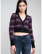 Tommy Jeans Къса шпиц жилетка - Виолетов