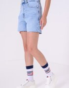 Tommy Jeans Къси дънки Mom Светлосин