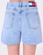 Tommy Jeans Къси дънки Mom Светлосин