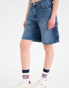 Tommy Jeans Къси дънки с миди талия Антично синьо