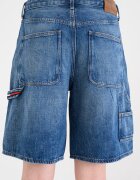 Tommy Jeans Къси дънки с миди талия Антично синьо