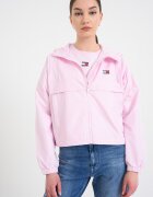 Tommy Jeans Късо яке с качулка Розов бонбон