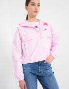Tommy Jeans Късо яке с качулка Розов бонбон