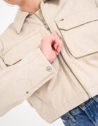 Tommy Jeans Късо яке с цип Бежов