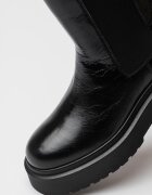 Tommy Jeans Кожени боти челси Черен