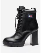 Tommy Jeans Кожени боти Napa с ток