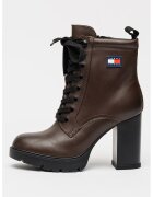 Tommy Jeans Кожени боти Napa с ток