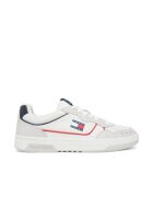 Tommy Jeans Мъжки кецове - 305438164 - естествена кожа - бял/сив