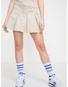 Tommy Jeans Памучна пола с плохи - Бежов