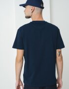 Tommy Jeans Памучна тениска с лого Червен/Бял/Тъмносин