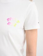 Tommy Jeans Памучна тениска с лого Мръснобял