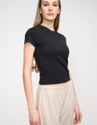 Tommy Jeans Памучна тениска с овално деколте - 2 броя Бял/Черен