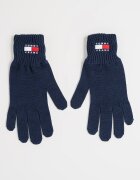 Tommy Jeans Плетени ръкавици Heritage с лого Тъмносин