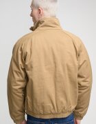 Tommy Jeans Подплатено яке от органичен памук с еластични маншети Бежов