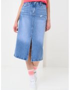 Tommy Jeans Пола от деним и лиосел Claire с фронтална цепка