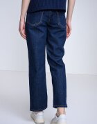 Tommy Jeans Прави дънки Layla с висока талия Индигово синьо