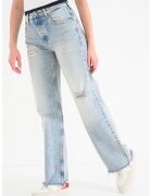 Tommy Jeans Прави свободни дънки Mia - Светлосин меланж