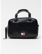 Tommy Jeans Ръчна чанта City Trunk с допълнителна презрамка - Черен