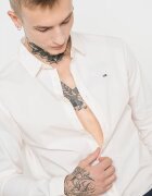 Tommy Jeans Риза по тялото Бял