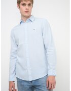 Tommy Jeans Риза с лен и памук