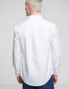 Tommy Jeans Риза със стандартна кройка и копчета на яката Бял