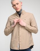 Tommy Jeans Риза със стандартна кройка и копчета на яката Камел