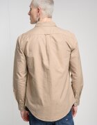 Tommy Jeans Риза със стандартна кройка и копчета на яката Камел
