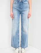 Tommy Jeans Широки дънки с висока талия Антично синьо