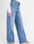 Tommy Jeans Широки дънки с висока талия Светлосин