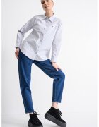 Tommy Jeans Скъсени дънки Mom - Кралско Синьо