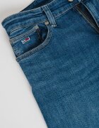 Tommy Jeans Скосени дънки със средна талия Тъмносин