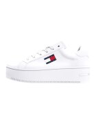 Tommy Jeans Скосени кожени спортни обувки с еко кожа