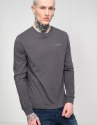 Tommy Jeans Слим блуза с овално деколте Избеляло черно