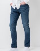 Tommy Jeans Слим дънки със захабен ефект Тъмносин
