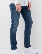 Tommy Jeans Слим дънки със захабен ефект Тъмносин