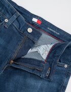 Tommy Jeans Слим дънки със захабен ефект Тъмносин