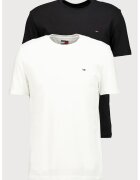 Tommy Jeans Слим тениска - 2 броя - Черен/Избеляло черно