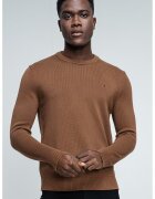 Tommy Jeans Слим пуловер от органичен памук - Карамел