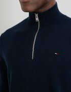 Tommy Jeans Слим пуловер от органичен памук Тъмносин