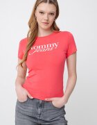 Tommy Jeans Слим тениска с лого