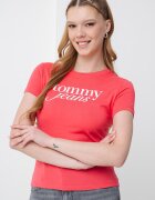 Tommy Jeans Слим тениска с лого