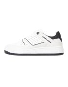 Tommy Jeans Спортни обувки от кожа и еко кожа - Черен/Мръснобял