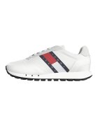 Tommy Jeans Спортни обувки с велур - Червен/Бял/Тъмносин