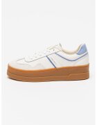 Tommy Jeans Спортни обувки The Greenwich с равна платформа - Индигово синьо/Мръснобял