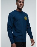 Tommy Jeans Стандартен суитшърт с кръгъл детайл - Шафраново жълто/Тъмносин
