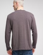 Tommy Jeans Стандартна блуза с пришито лого Кафяв меланж