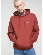Tommy Jeans Стандартно худи с регулируема качулка - Керемидено червено